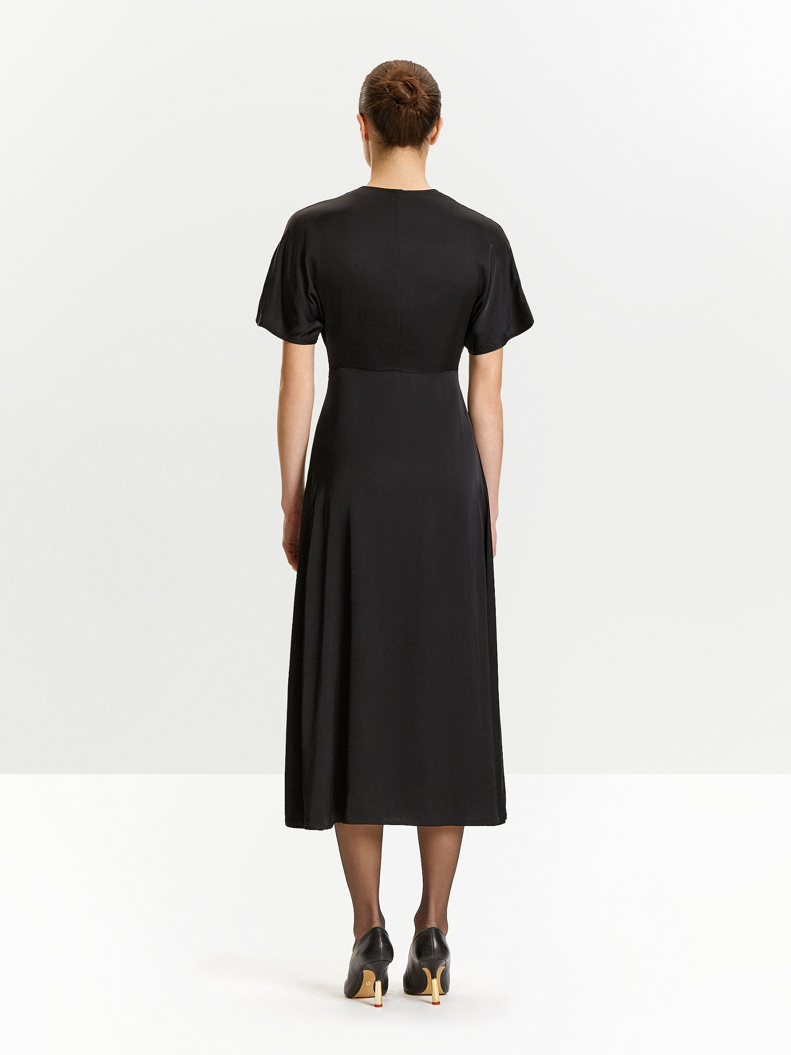 Платье макси из 100% вискозы